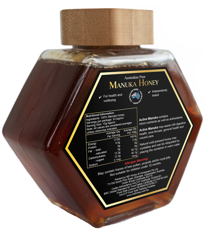 MD-Honey-Hex-Jar-220ml-Back-Side-On