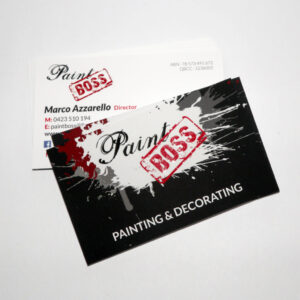 Paint Boss Business cards