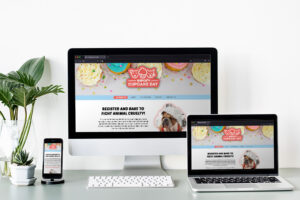 RSPCA Cupcake Day Website Mockup