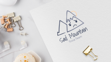 Sad Mountain Logo Mockup_